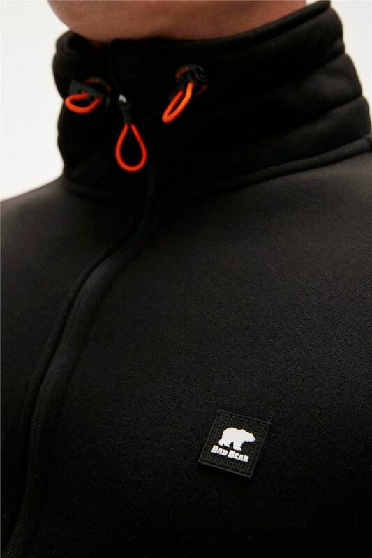 Bad Bear More Bear Full-Zip Lacivert Erkek Sweatshirt - 4
