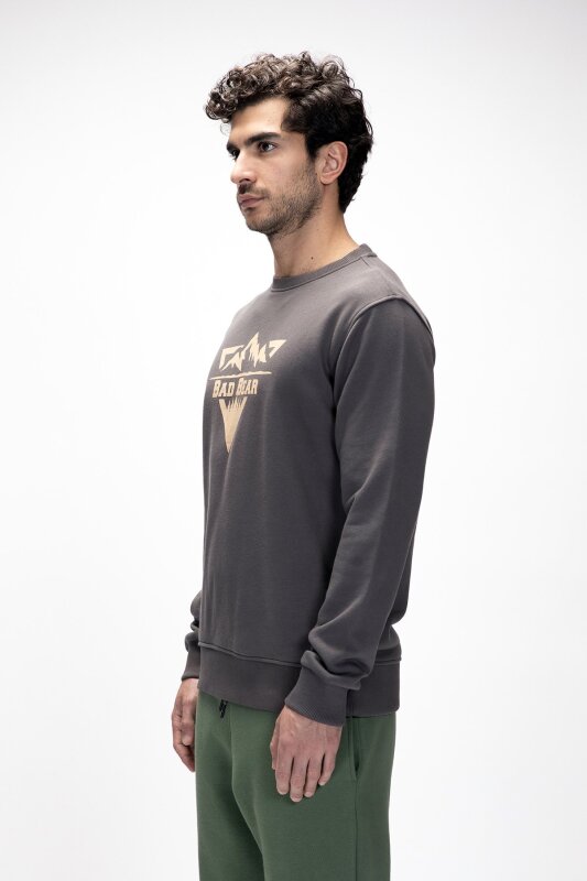 Bad Bear Mountain Crewneck Antrasit Erkek Sweatshirt - Bad Bear (1)