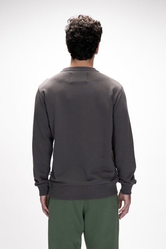 Bad Bear Mountain Crewneck Antrasit Erkek Sweatshirt - 3