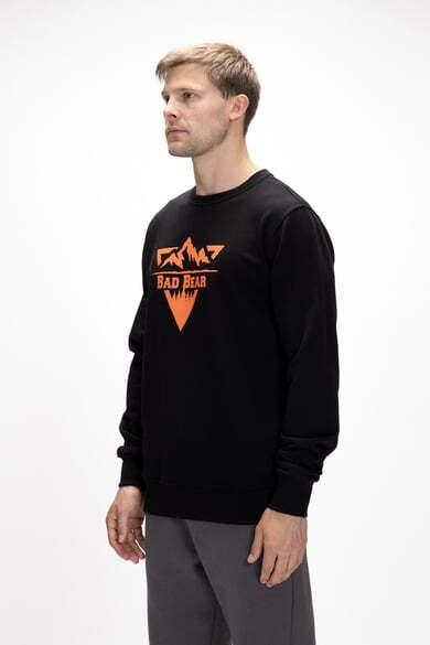 Bad Bear Mountain Crewneck Siyah Erkek Sweatshirt - Bad Bear (1)