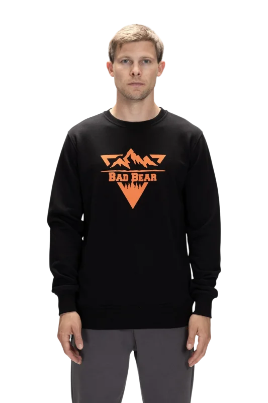 Bad Bear Mountain Crewneck Siyah Erkek Sweatshirt 
