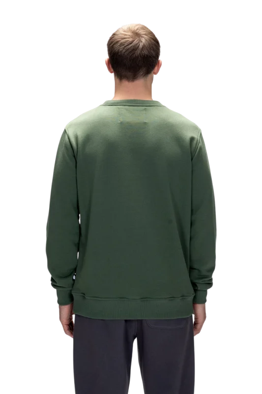 Bad Bear Mountain Crewneck Yeşil Erkek Sweatshirt - 5