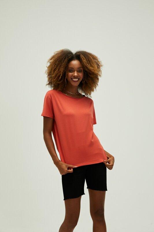 Bad Bear NIDRA T-SHIRT Kızıl Kadın Tshirt - 8