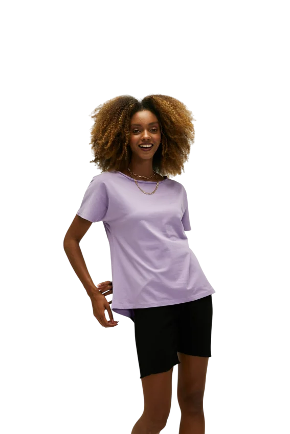 Bad Bear NIDRA T-SHIRT Mor Kadın Tshirt - 3