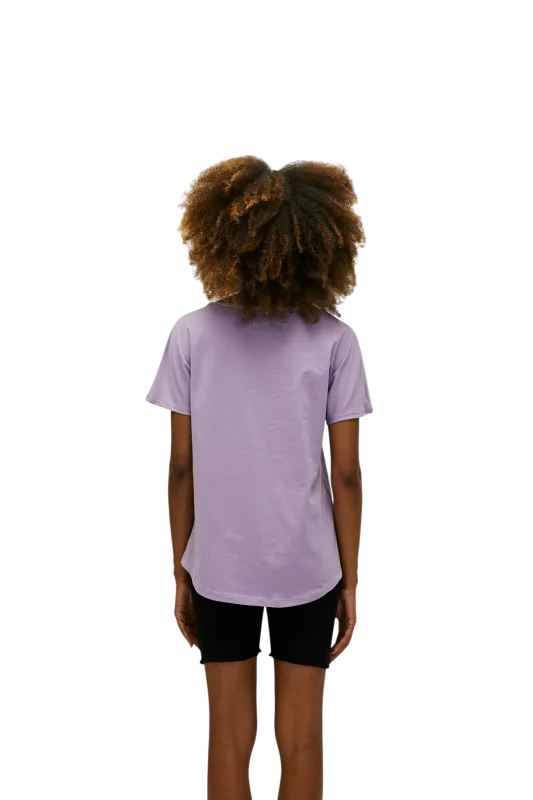 Bad Bear NIDRA T-SHIRT Mor Kadın Tshirt - 5