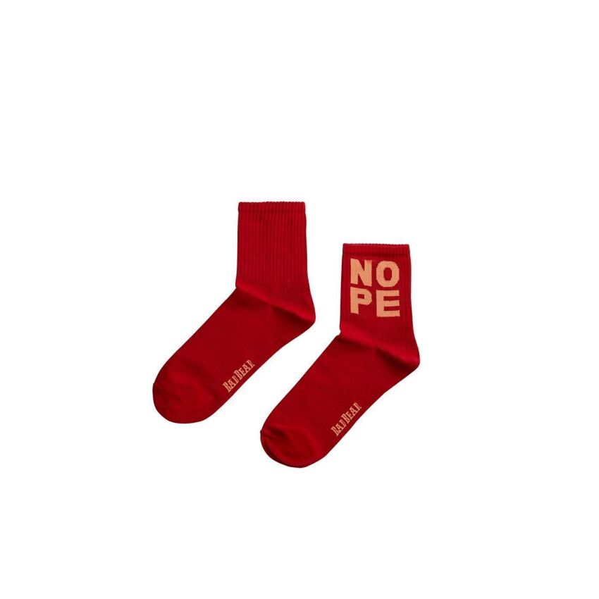 Bad Bear NOPE TALL Bordo Erkek Çorap 19.02.02.032-C20 - 1