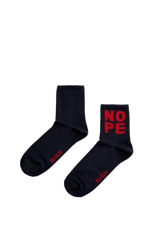 Bad Bear Nope Tall Siyah Erkek Çorap 