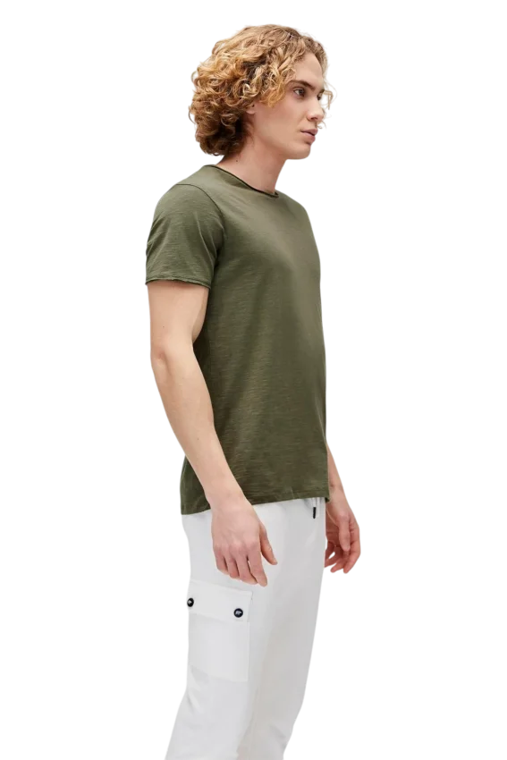 Bad Bear O-NECK T-SHIRT Haki Erkek Tshirt - 4