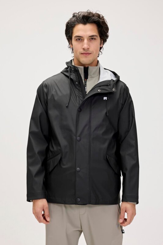 Bad Bear Patrol Raincoat Lacivert Erkek Mont - 1