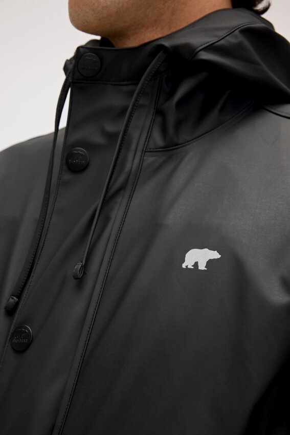 Bad Bear Patrol Raincoat Lacivert Erkek Mont - 4