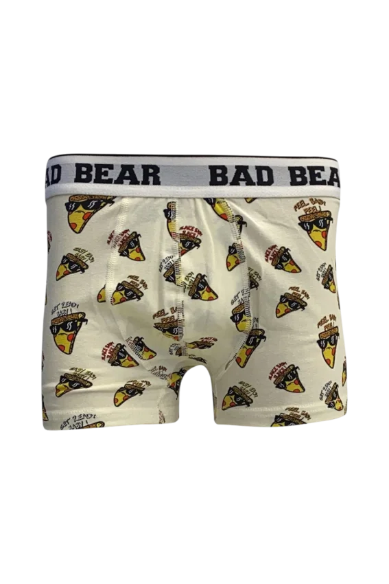 Bad Bear PIZZA BOXER EKRU Erkek Boxer 21.01.03.008-C04 - 1