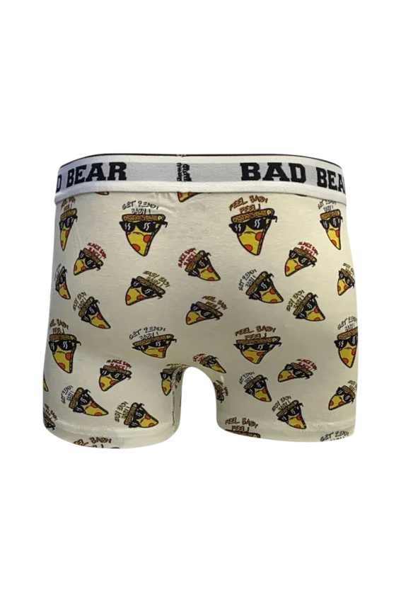 Bad Bear PIZZA BOXER EKRU Erkek Boxer 21.01.03.008-C04 - 2