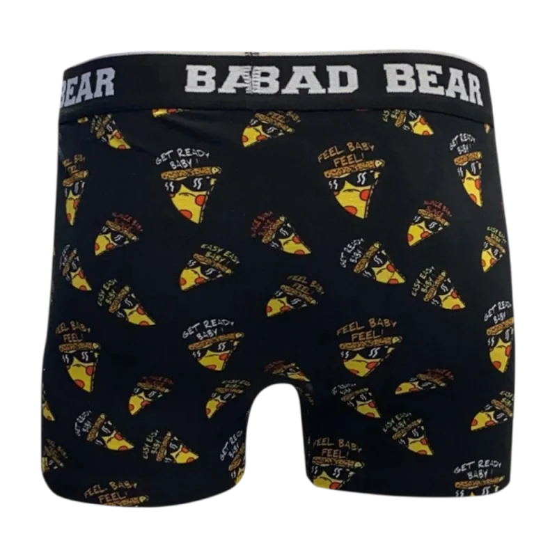 Bad Bear PIZZA BOXER SİYAH Erkek Boxer 21.01.03.008-C01 - 2