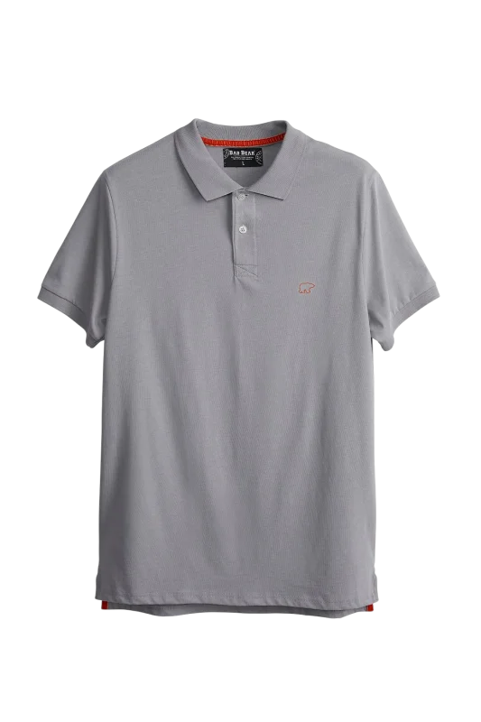 Bad Bear PURE POLO Gri Erkek Polo Tshirt 21.01.07.043-C79 - 5
