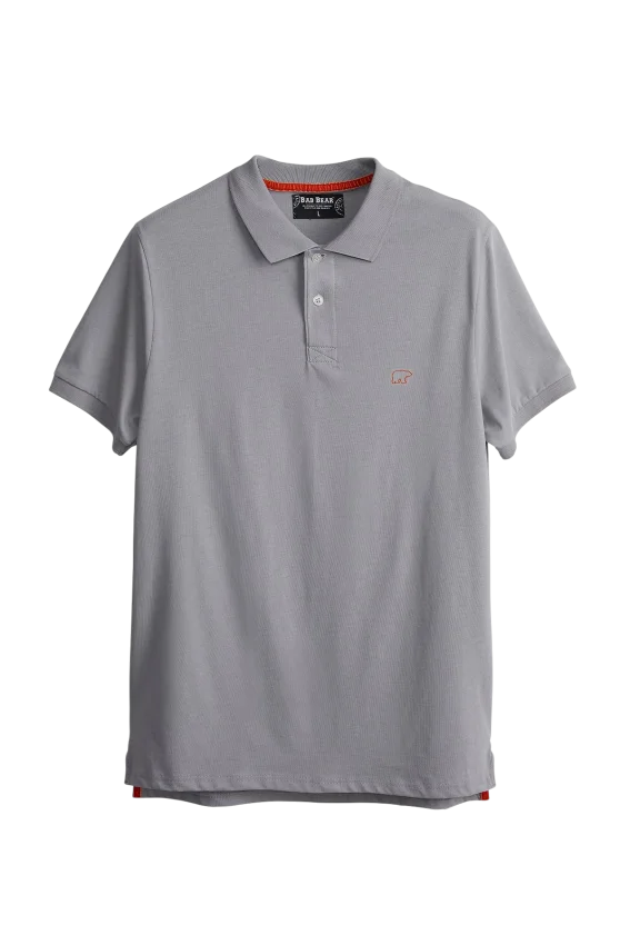 Bad Bear PURE POLO Gri Erkek Polo Tshirt 21.01.07.043-C79 - 5