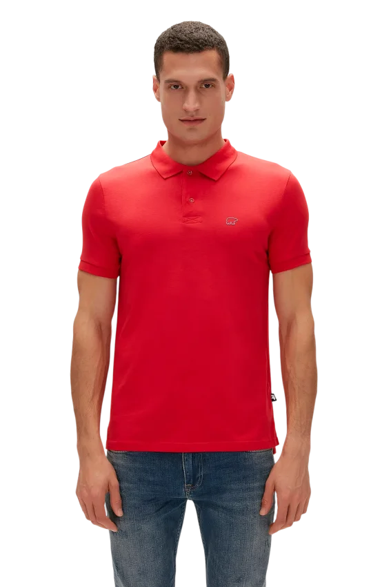 Bad Bear Pure Kızıl Erkek Polo Tshirt - 1