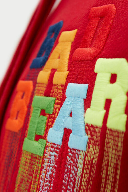 Bad Bear Rainbow Hoodie Kırmızı Erkek Sweatshirt - Bad Bear (1)