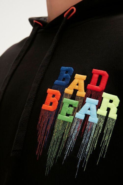 Bad Bear Rainbow Hoodie Lacivert Erkek Sweatshirt - Bad Bear (1)