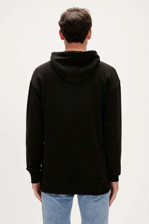 Bad Bear Rainbow Hoodie Lacivert Erkek Sweatshirt - 5