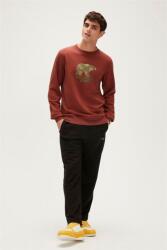 Bad Bear RE-FINGER CREWNECK Turuncu Erkek Sweatshirt - 3