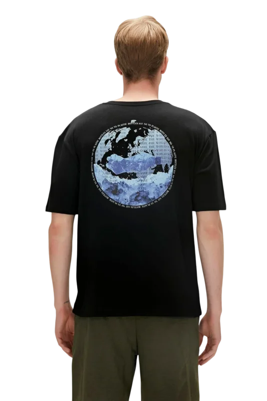 Bad Bear RE-WORLD T-SHIRT SİYAH Erkek Tshirt - 2