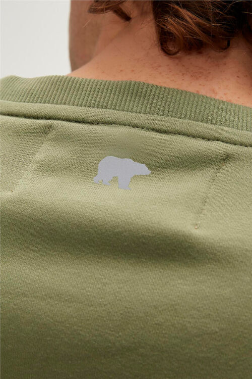 Bad Bear Reflect Bear Crewneck Haki Erkek Sweatshirt - 2
