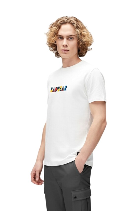Bad Bear Retro Colors Beyaz Erkek Tshirt - 2