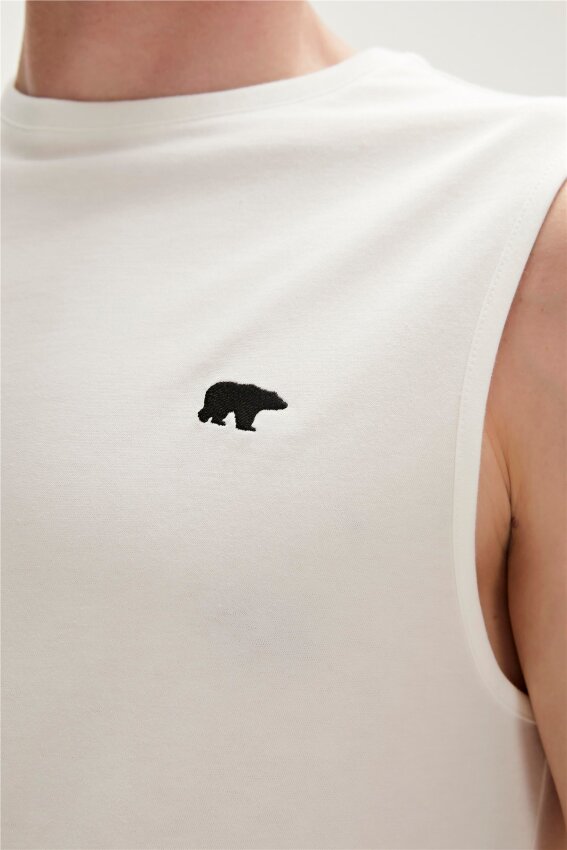 Bad Bear ROWAN TANK-TOP BEYAZ Erkek Atlet - 5