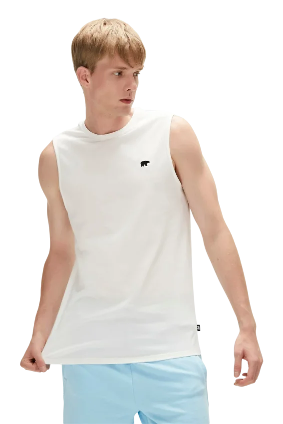 Bad Bear ROWAN TANK-TOP BEYAZ Erkek Atlet - 4