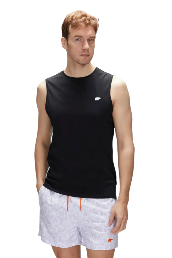 Bad Bear ROWAN TANK-TOP SİYAH Erkek Atlet - 1