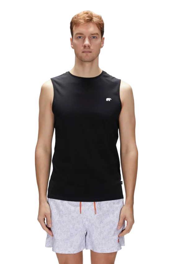 Bad Bear ROWAN TANK-TOP SİYAH Erkek Atlet - 5