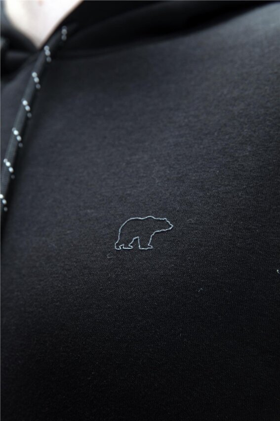 Bad Bear Sea Hoodie Siyah Erkek Sweatshirt - 7