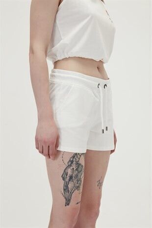 Bad Bear SIERRA SWEATSHORTS BEYAZ Kadın Şort - Bad Bear (1)