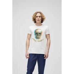 Bad Bear SKULL BLOW TEE EKRU Erkek Tshirt - 1