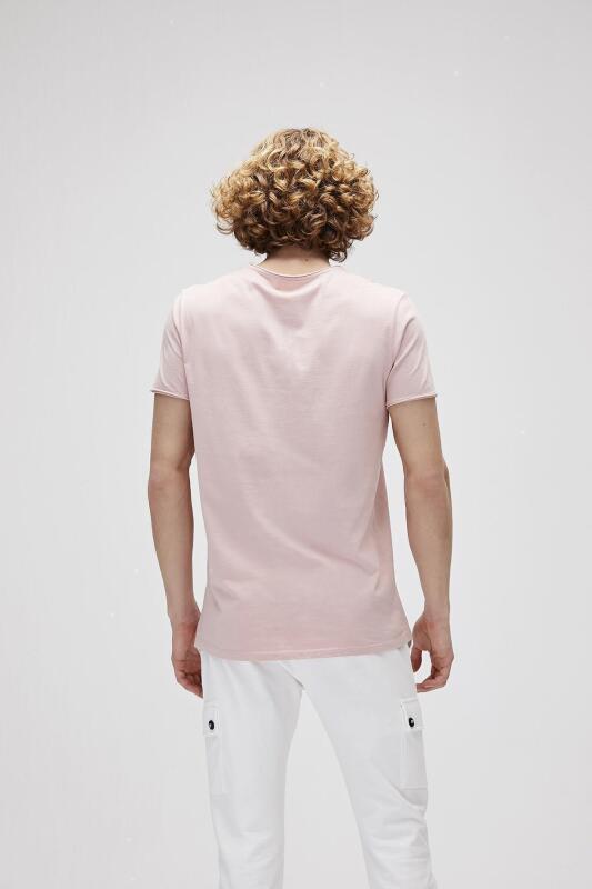 Bad Bear SKULL BLOW TEE Pembe Erkek Tshirt 21.01.07.049-C39 - 2