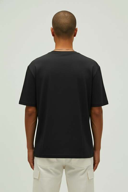 Bad Bear Small Lines OS Siyah Erkek Tshirt - 3