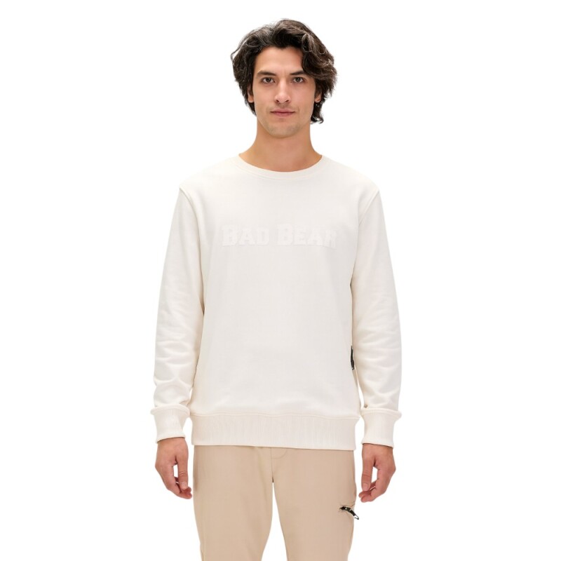 Bad Bear Snow Crewneck Bej Erkek Sweatshirt - Bad Bear