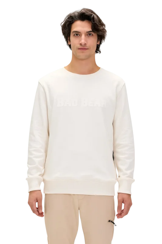 Bad Bear Snow Crewneck Bej Erkek Sweatshirt - 1
