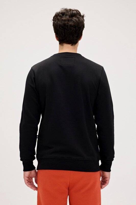 Bad Bear Snow Crewneck Siyah Erkek Sweatshirt - 3