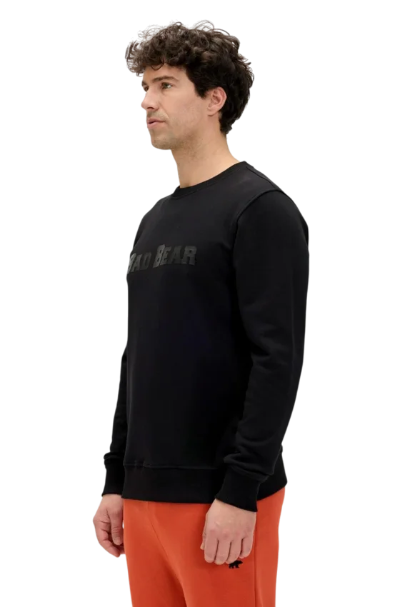 Bad Bear Snow Crewneck Siyah Erkek Sweatshirt - 2