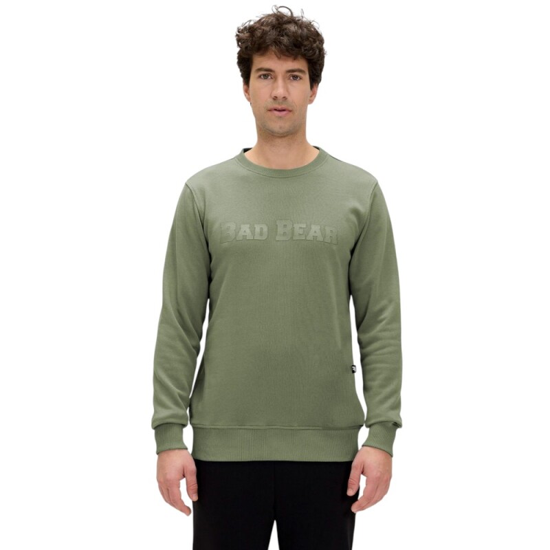 Bad Bear Snow Crewneck Yeşil Erkek Sweatshirt - Bad Bear