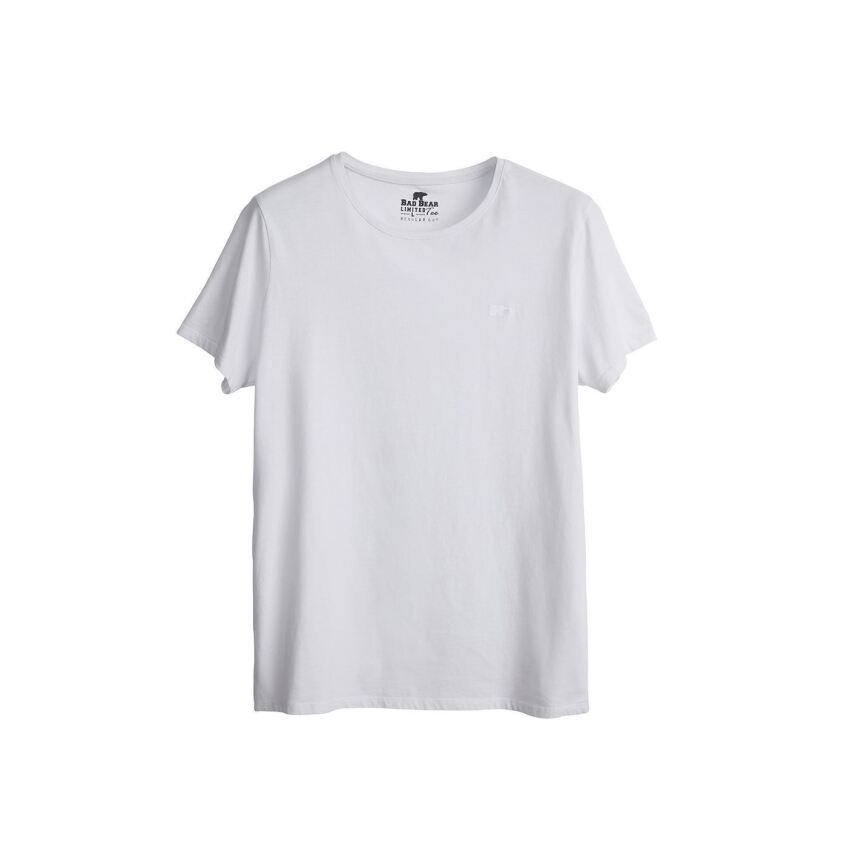 Bad Bear SOLID T-SHIRT OS BEYAZ Erkek Tshirt 19.01.07.045.OS-C03 - 1