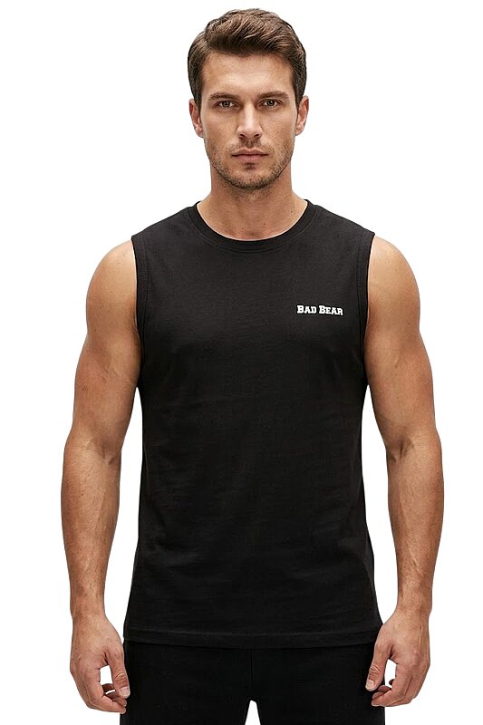 Bad Bear Sorrento Tank Top Siyah Erkek Atlet - Bad Bear