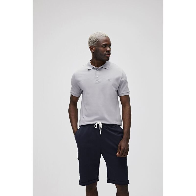 Bad Bear STARK POLO Gri Erkek Polo Tshirt 21.01.07.051-C79 - 3