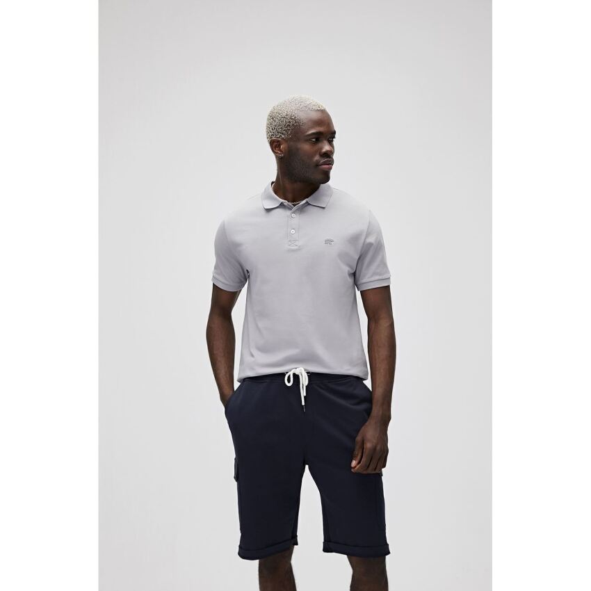 Bad Bear STARK POLO Gri Erkek Polo Tshirt 21.01.07.051-C79 - 3
