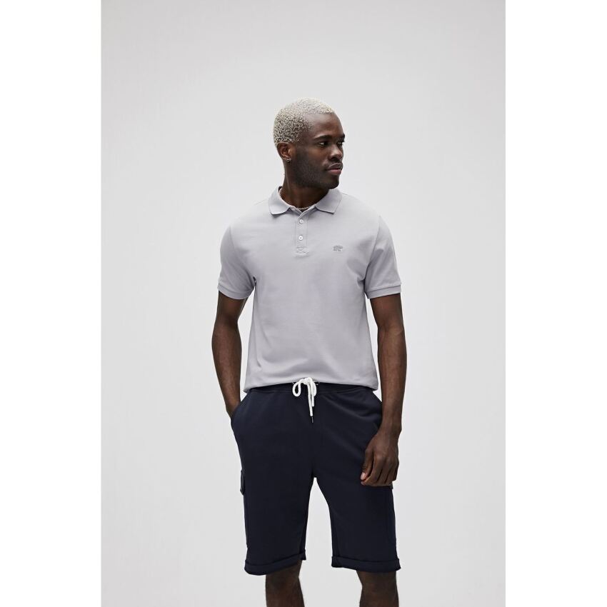 Bad Bear STARK POLO OS Gri Erkek Polo Tshirt 21.01.07.051.OS-C79 - 3