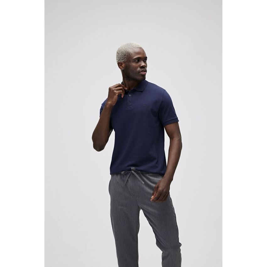 Bad Bear STARK POLO OS LACİVERT Erkek Polo Tshirt 21.01.07.051.OS-C07 - 1