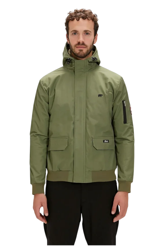 Bad Bear SWEAT BOMBER JACKET Haki Erkek Mont - 1