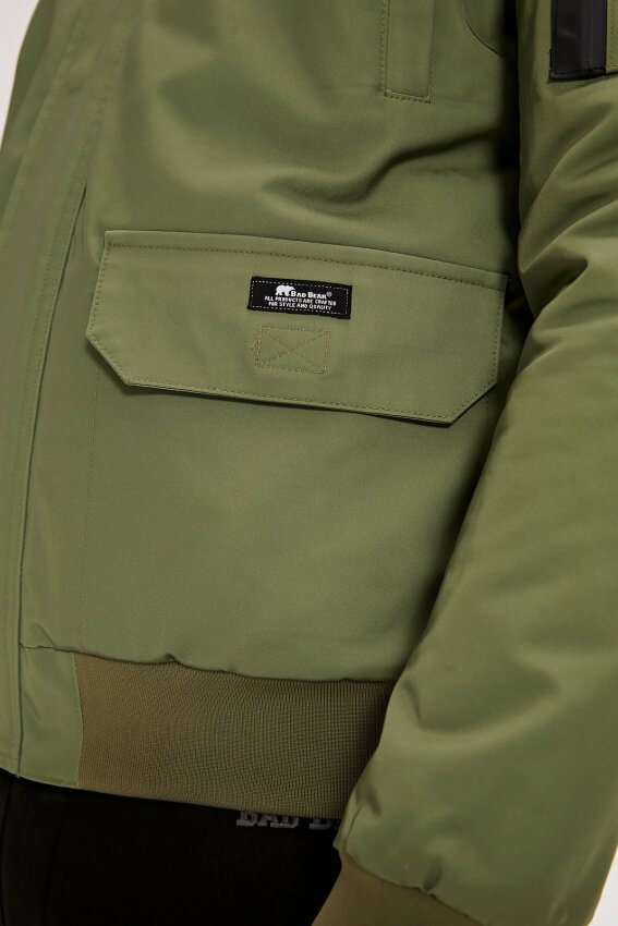 Bad Bear SWEAT BOMBER JACKET Haki Erkek Mont - 6