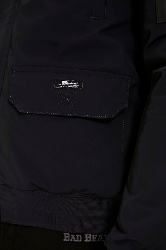 Bad Bear SWEAT BOMBER JACKET LACİVERT Erkek Mont - 5